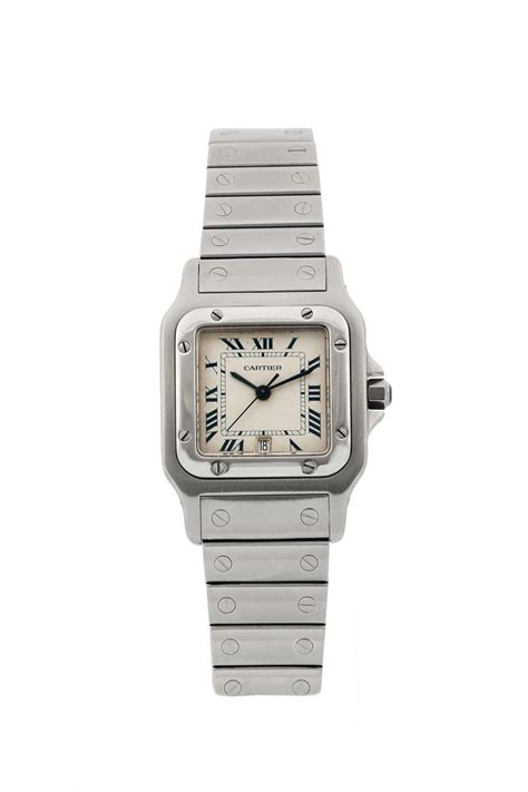 cartier santos 1565 corona mm|Cartier Santos Stainless Steel 1565 .